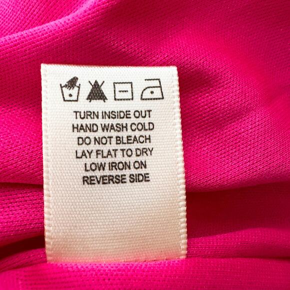 Hot Pink Fringe Sequins Mini Dress Formal Party Popstar Showgirl Girly Sz XS NWT - Picture 11 of 13